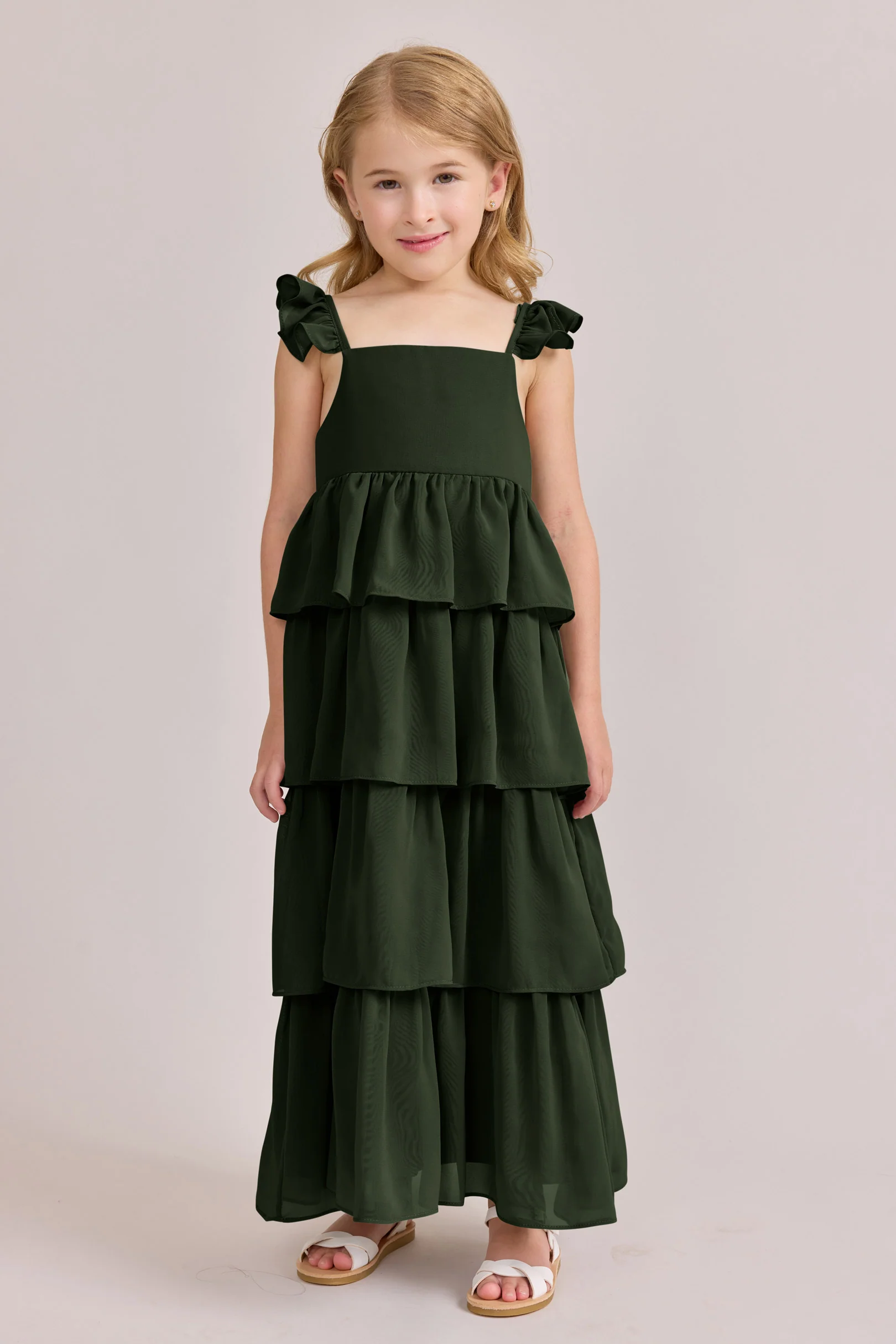 Kids Poppy Chiffon Dress | Made To Order - Image 60