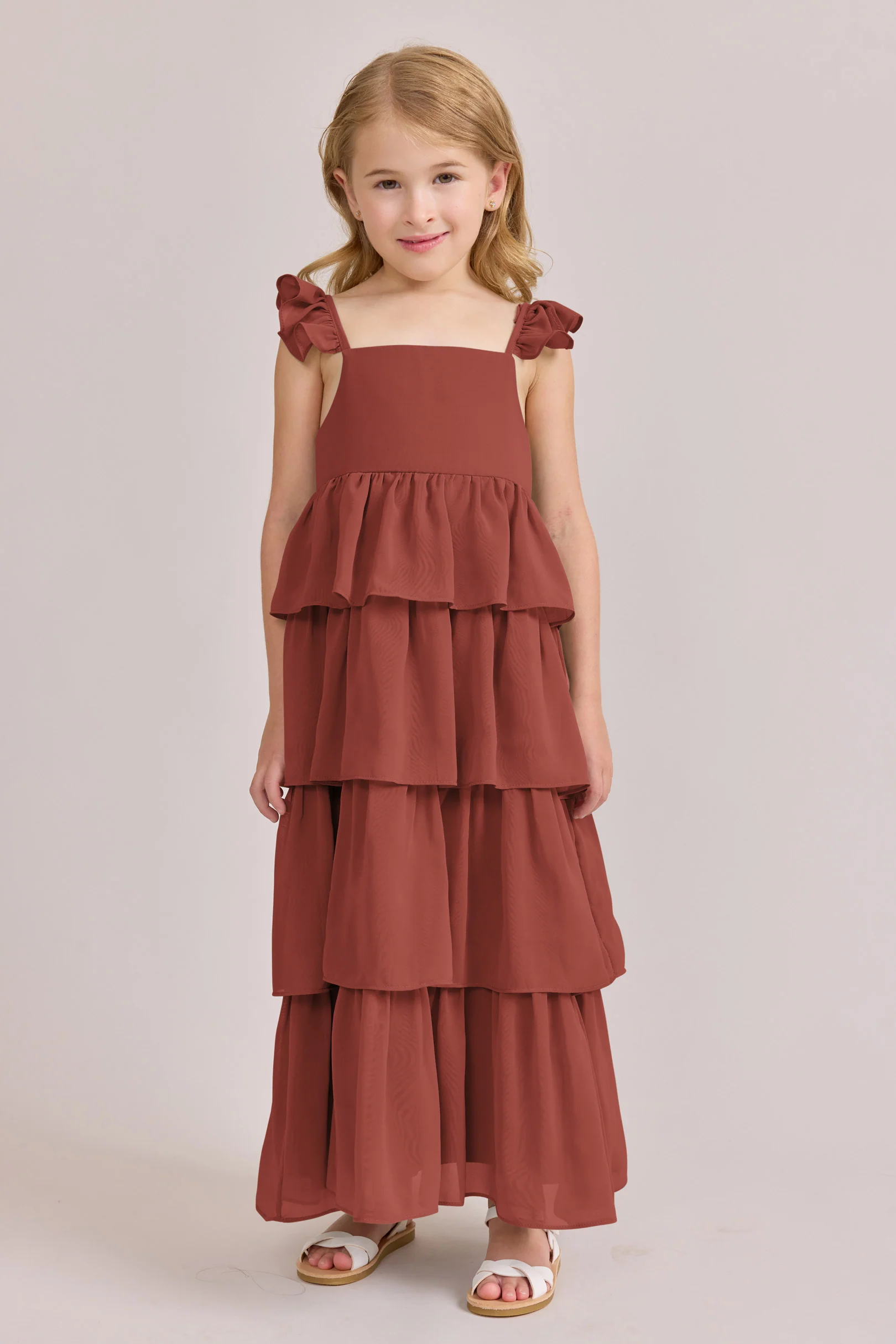 Kids Poppy Chiffon Dress | Made To Order - Image 64