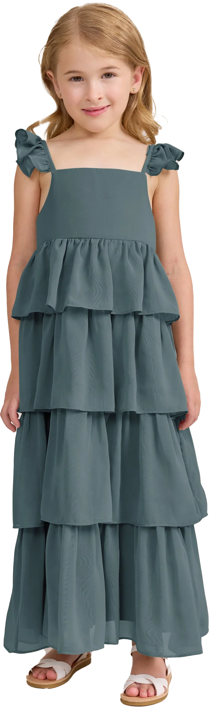 Kids Poppy Chiffon Dress | Made To Order - Image 91