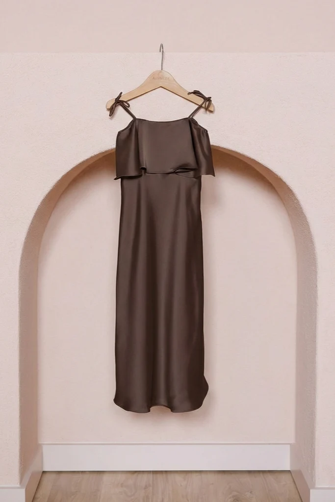 Kids Riley Convertible Satin Dress | Made To Order - Image 61