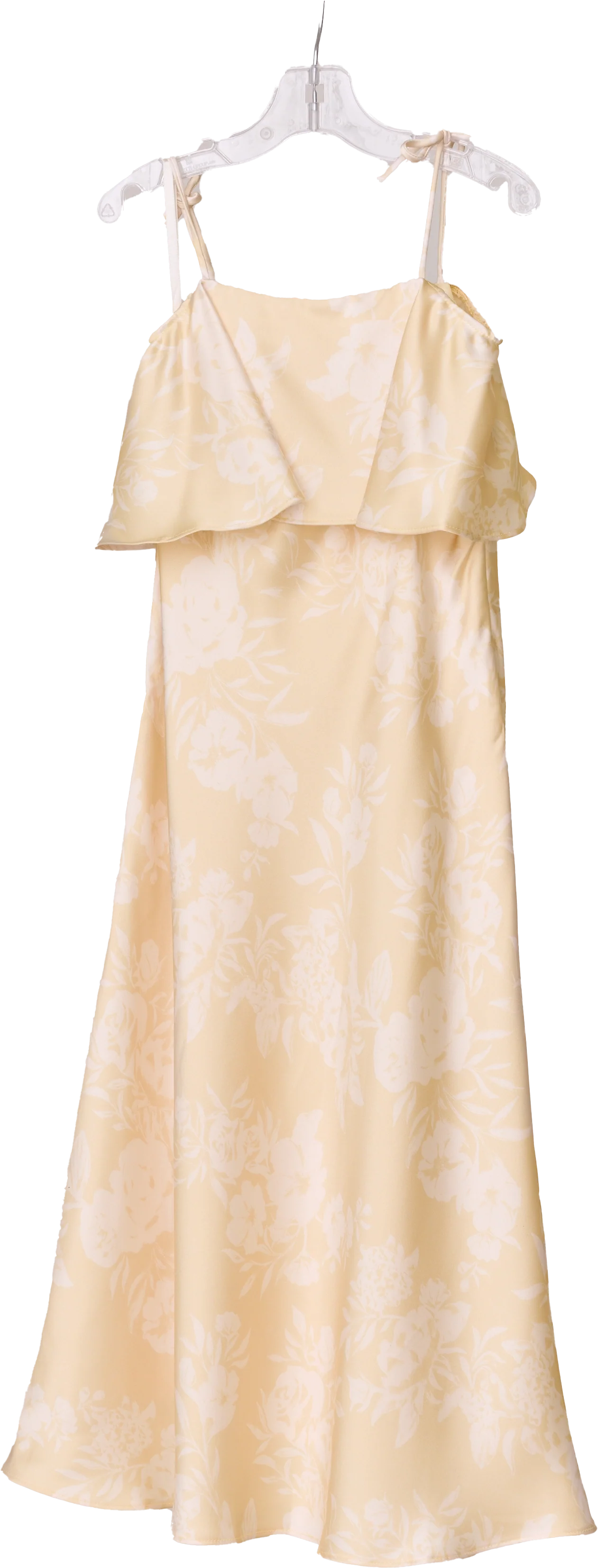 Kids Riley Convertible Satin Floral Print Dress | Made To Order - Image 30