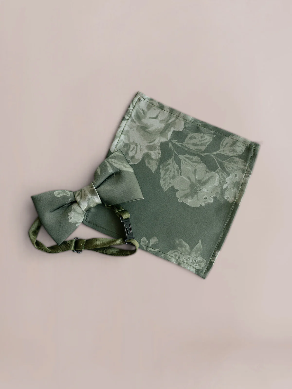Kids Satin Floral Print Pocket Square | Made To Order - Image 4