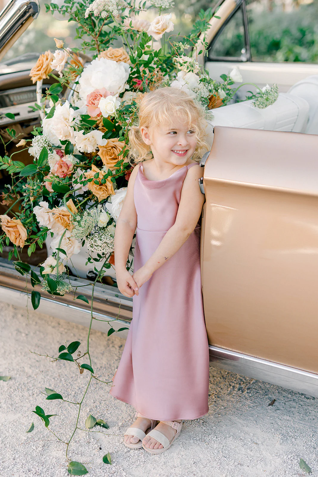 Kids Skye Satin Dress | Made To Order - Image 3