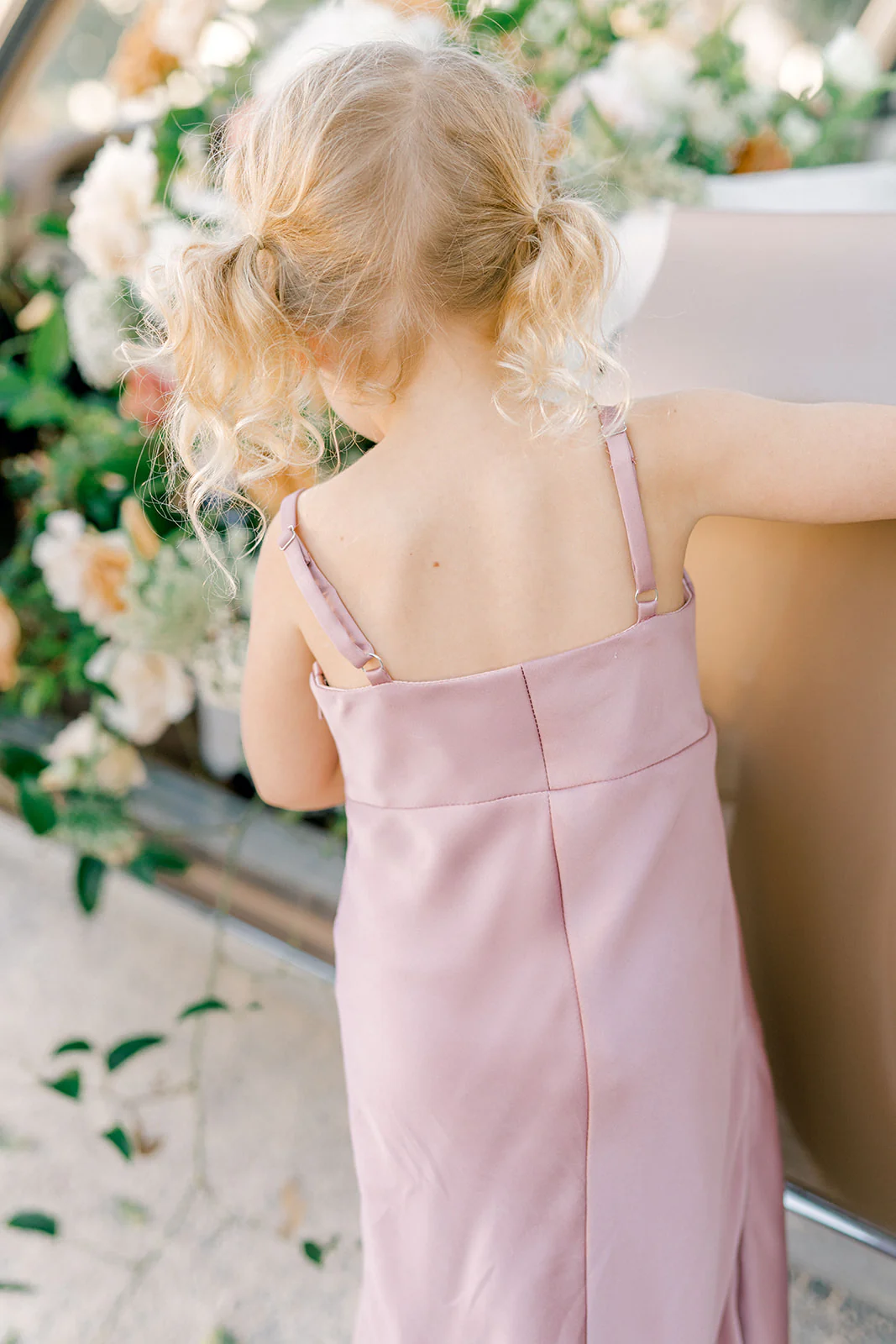 Kids Skye Satin Dress | Made To Order - Image 4