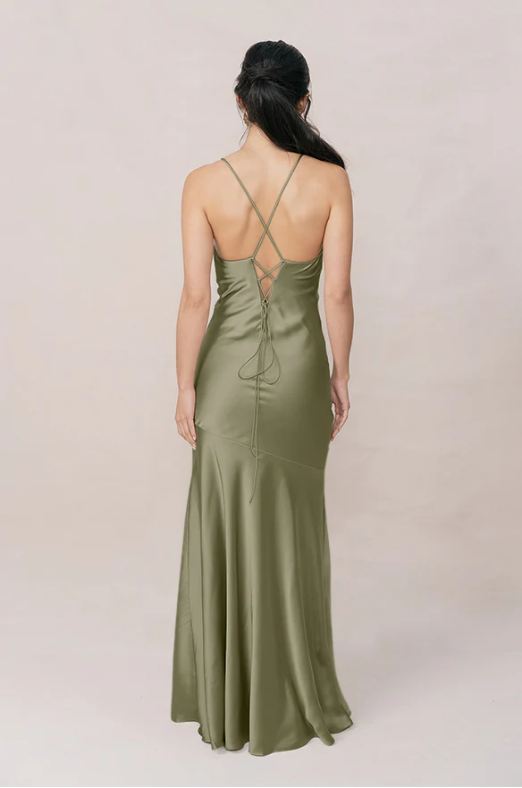 Kimora Satin Dress | Made To Order - Image 115