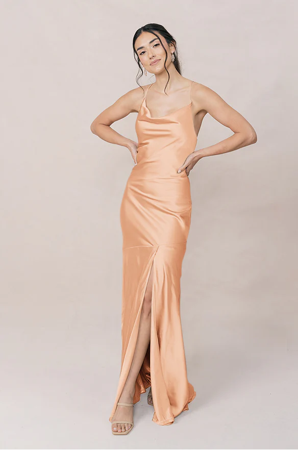Kimora Satin Dress | Made To Order - Image 120