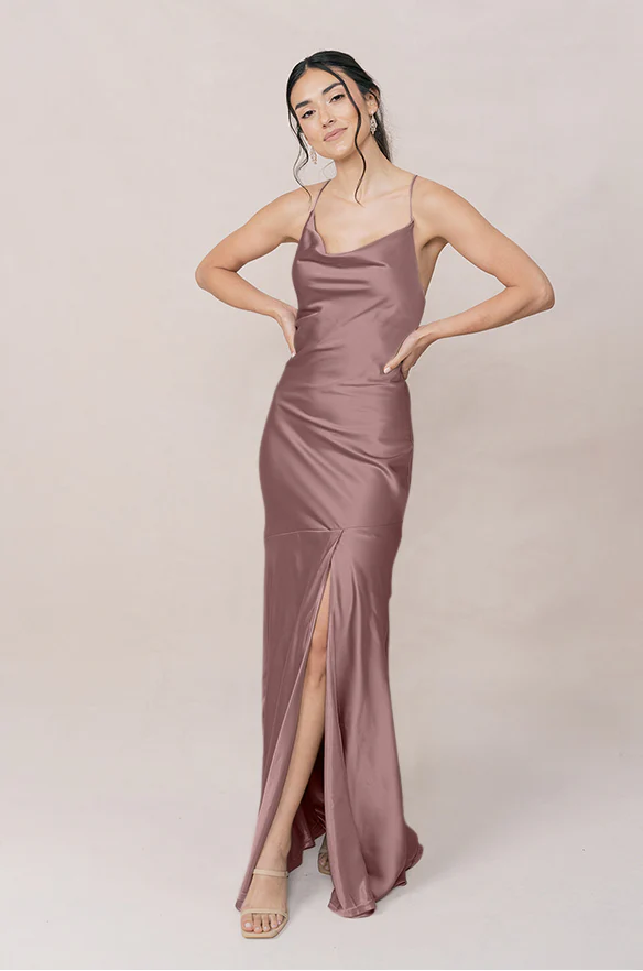 Kimora Satin Dress | Made To Order - Image 128