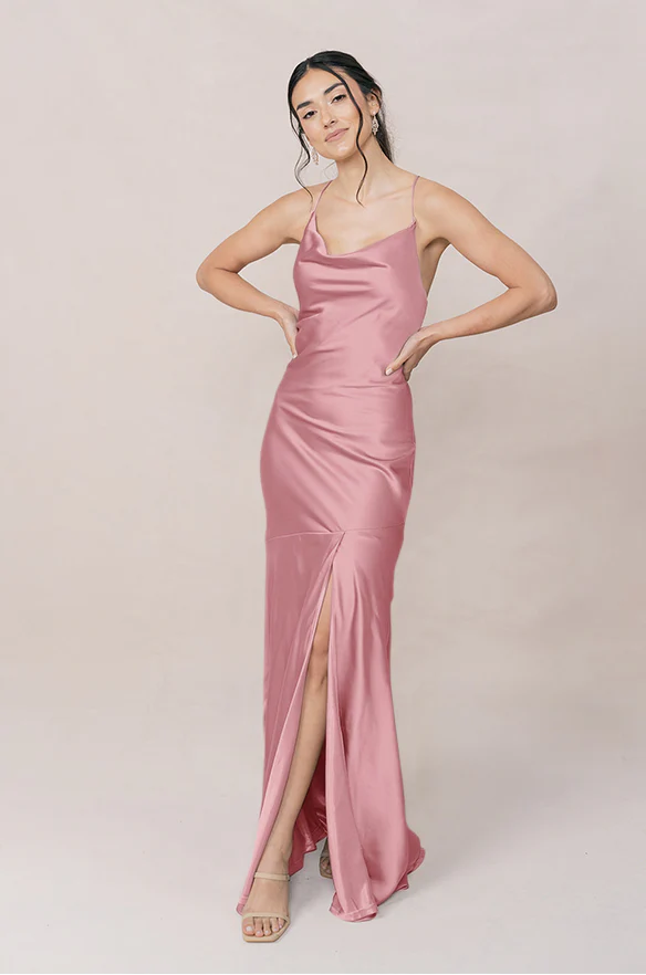 Kimora Satin Dress | Made To Order - Image 132
