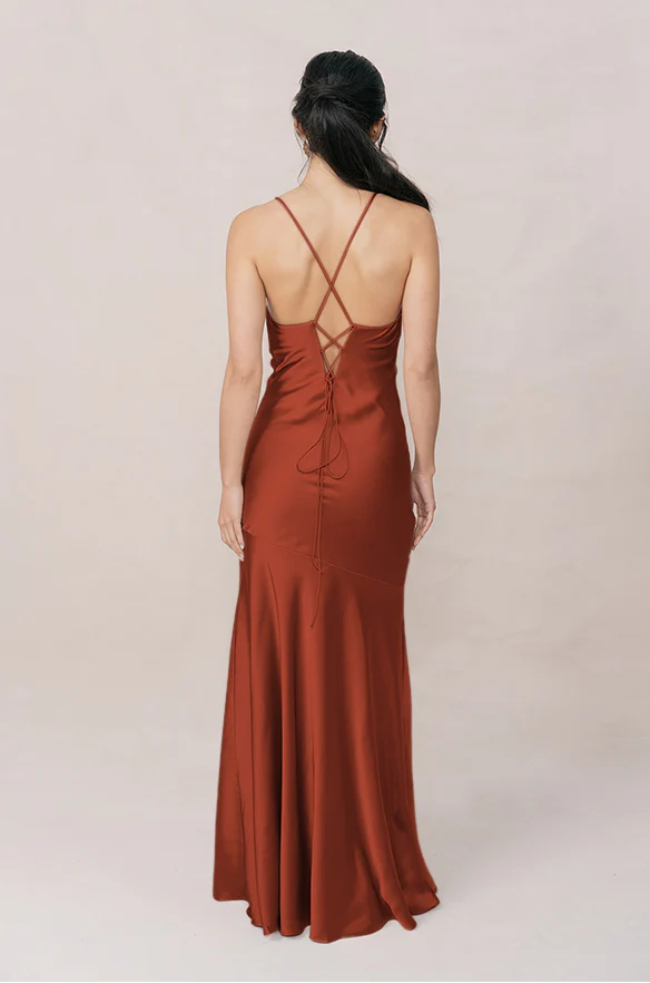 Kimora Satin Dress | Made To Order - Image 135