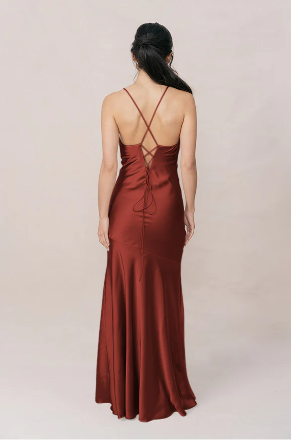 Kimora Satin Dress | Made To Order - Image 149