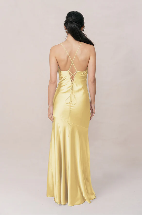 Kimora Satin Dress | Made To Order - Image 153
