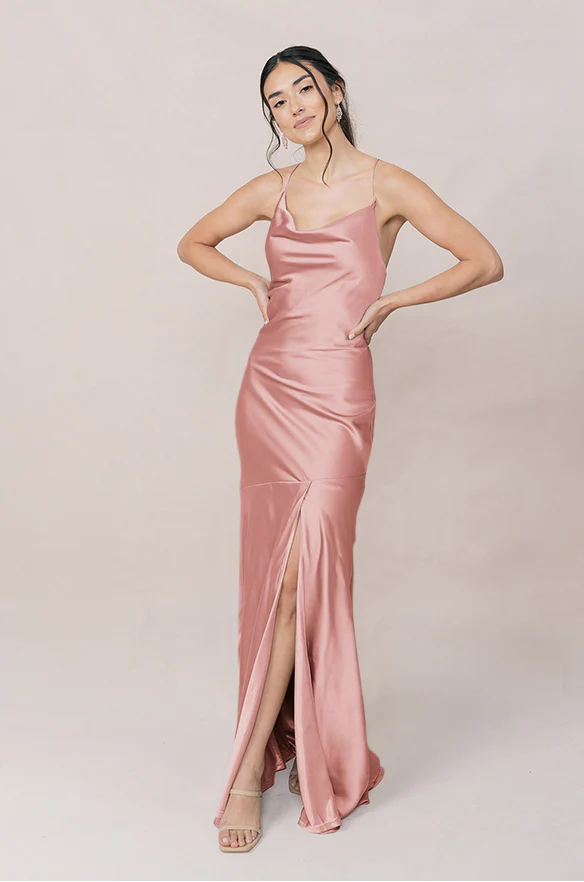 Kimora Satin Dress | Made To Order - Image 66