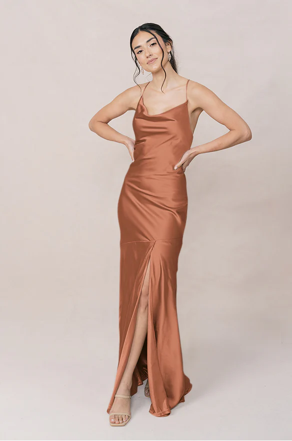 Kimora Satin Dress | Made To Order - Image 74