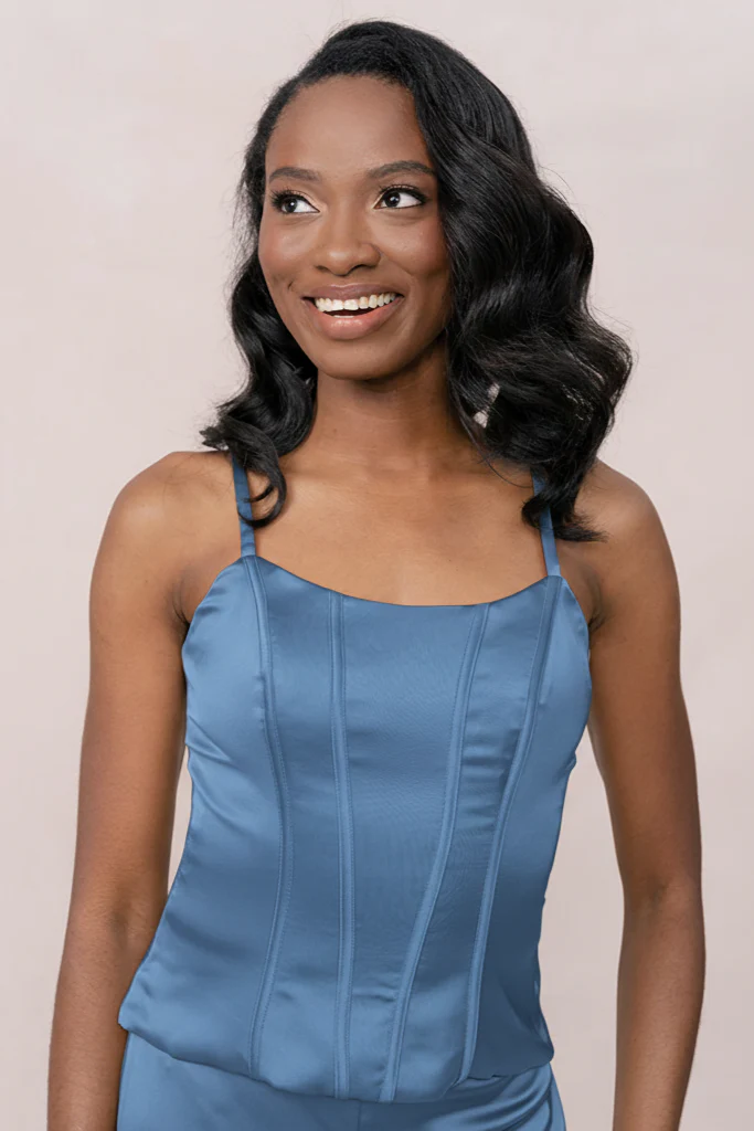 Lakin Satin Top | Made To Order - Image 110