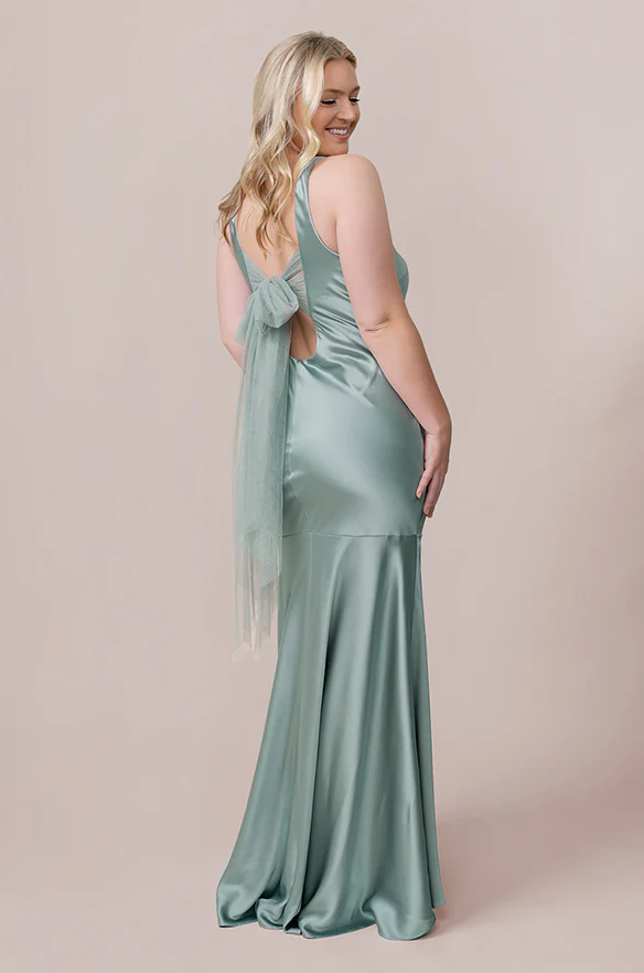 Lana Satin + Tulle Dress | Made To Order