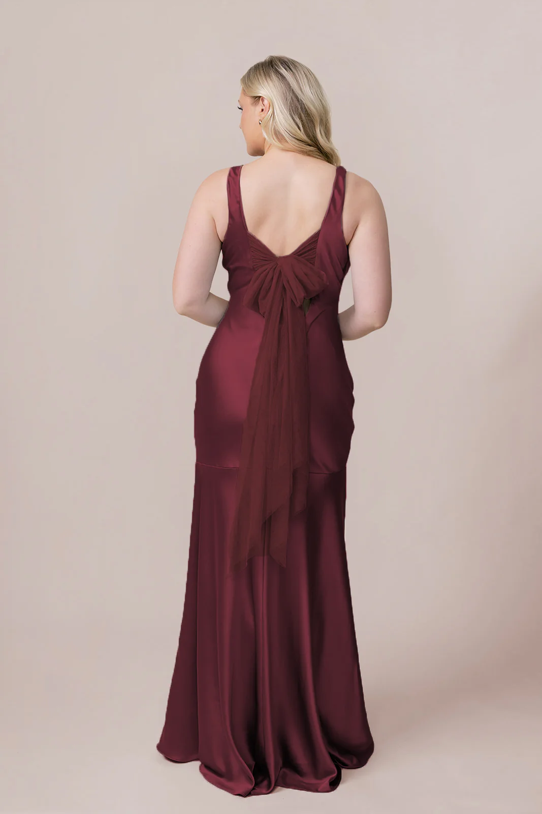 Lana Satin + Tulle Dress | Made To Order - Image 26