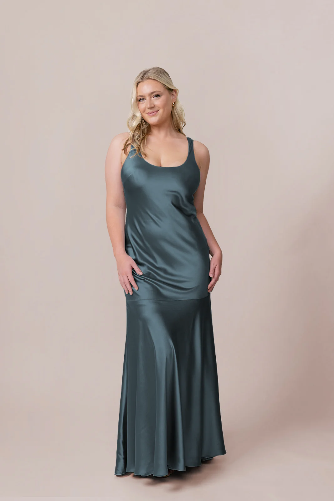 Lana Satin + Tulle Dress | Made To Order - Image 37