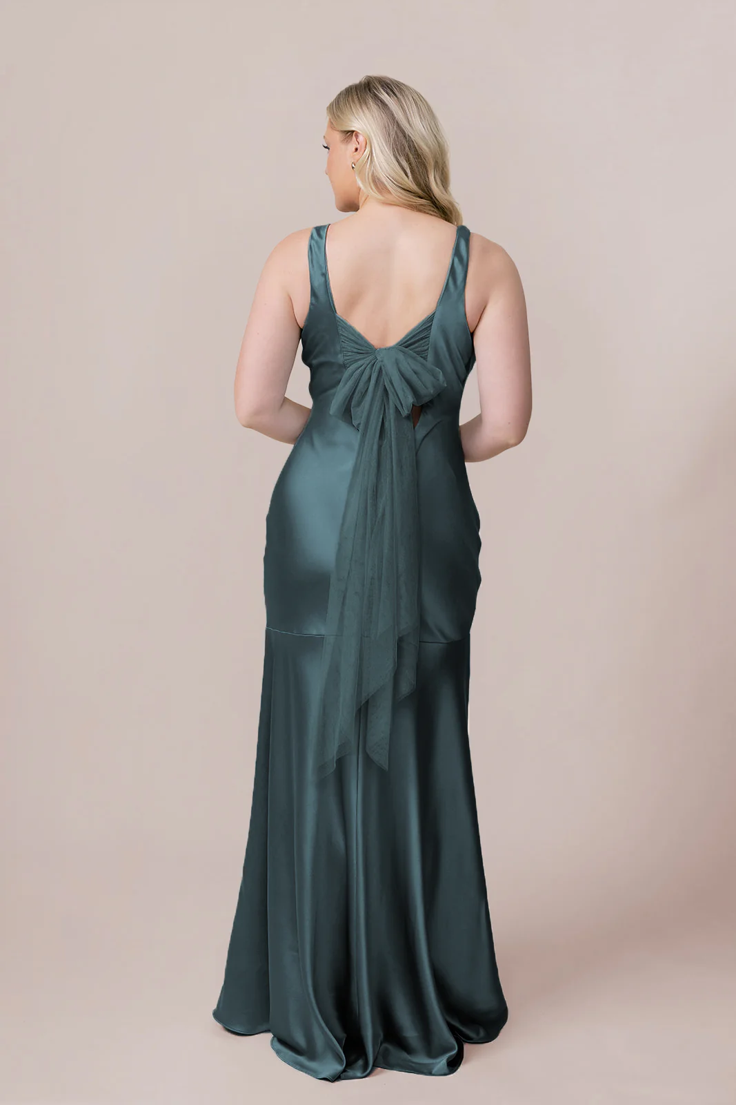 Lana Satin + Tulle Dress | Made To Order - Image 38