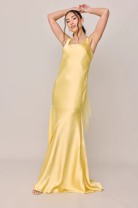 Lana Satin + Tulle Dress | Made To Order - Image 47