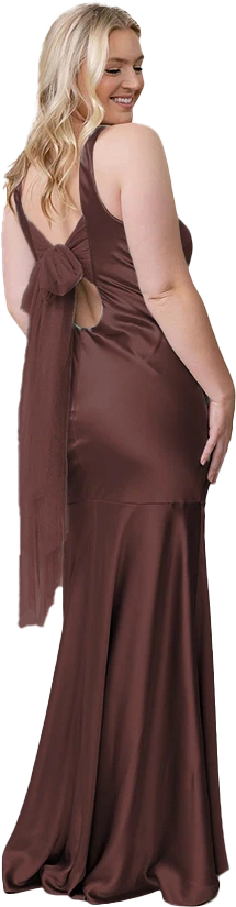 Lana Satin + Tulle Dress | Made To Order - Image 82