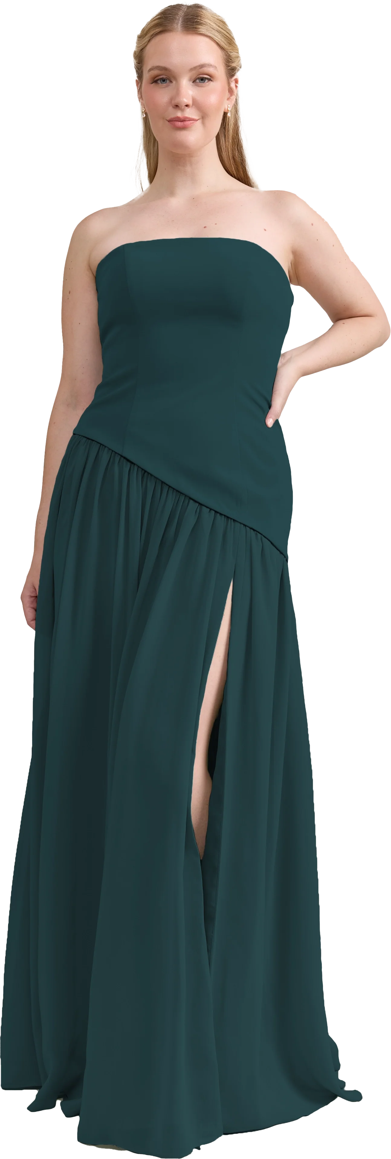 Lennox Crepe + Chiffon Dress | Made To Order - Image 38