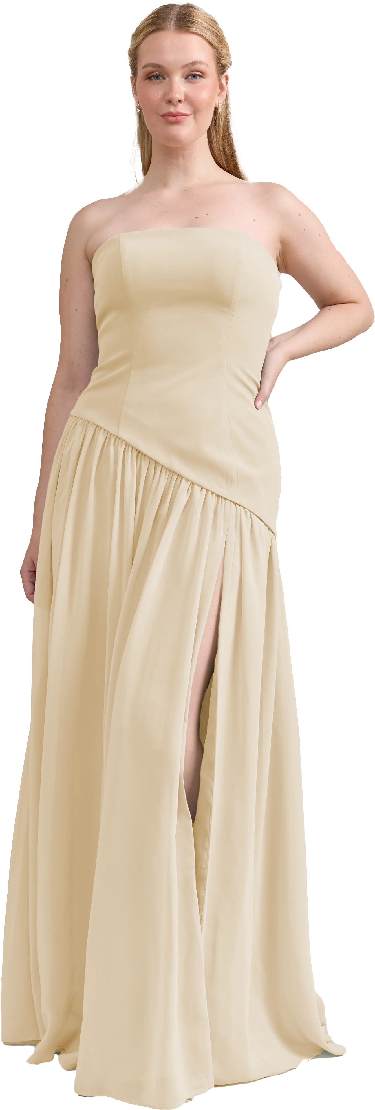 Lennox Crepe + Chiffon Dress | Made To Order - Image 43