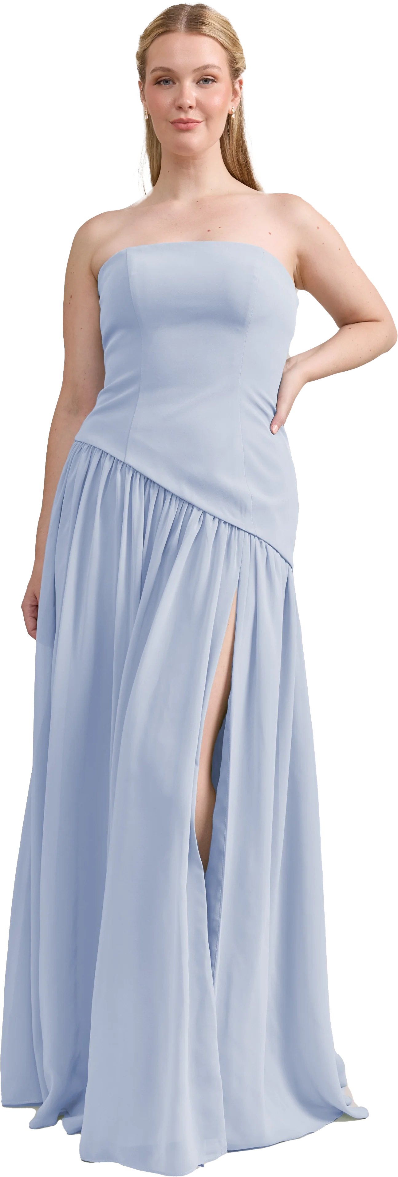 Lennox Crepe + Chiffon Dress | Made To Order - Image 45