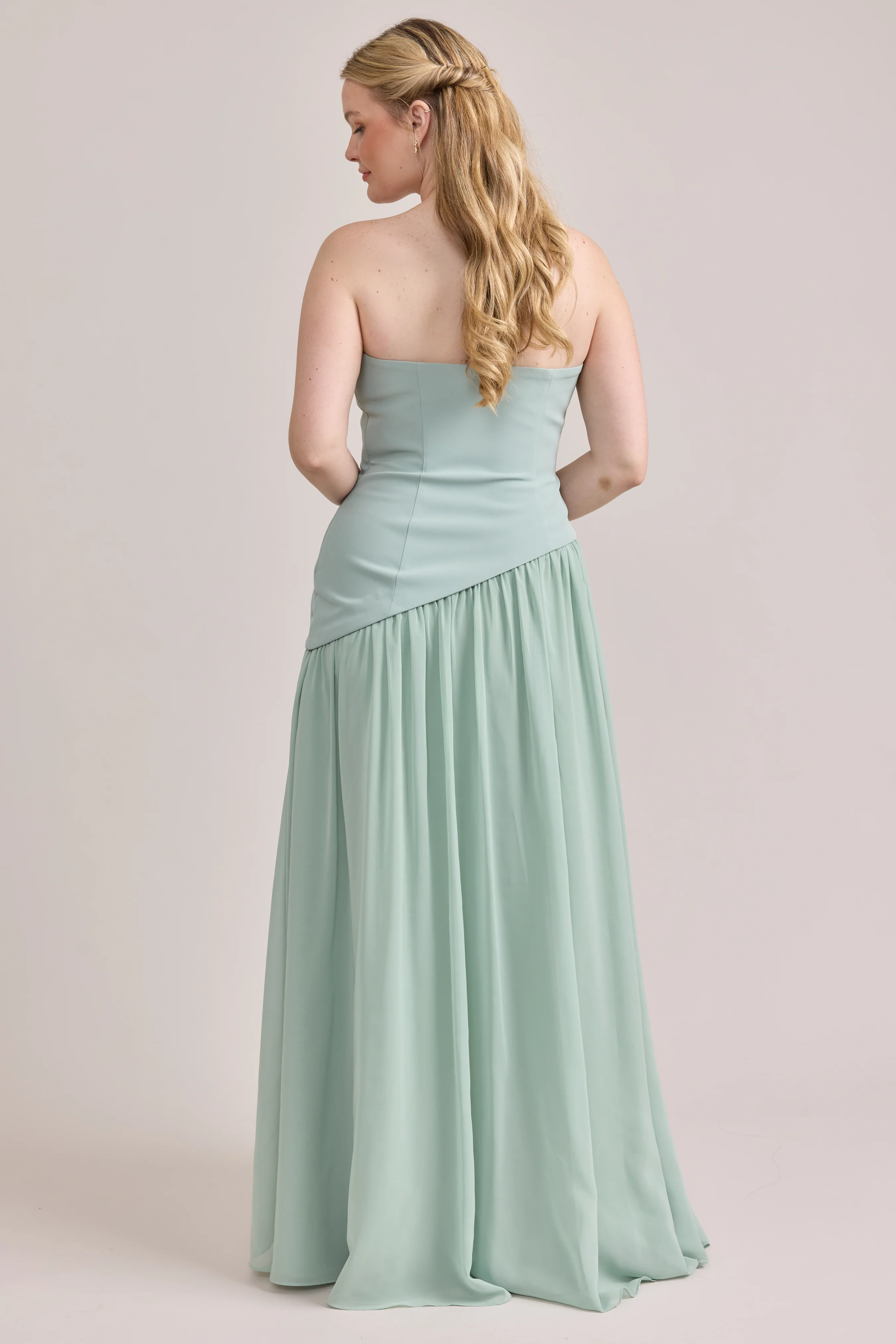Lennox Crepe + Chiffon Dress | Made To Order - Image 57