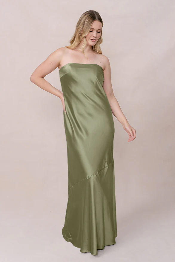 Leo Satin Dress | Made To Order - Image 113
