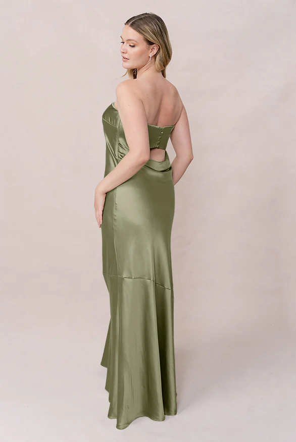 Leo Satin Dress | Made To Order - Image 114