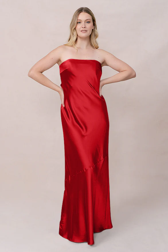 Leo Satin Dress | Made To Order - Image 125