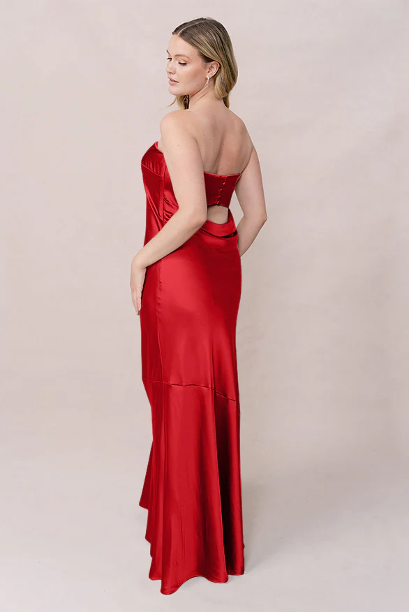 Leo Satin Dress | Made To Order - Image 126