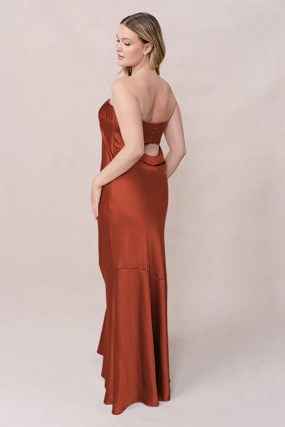 Leo Satin Dress | Made To Order - Image 138