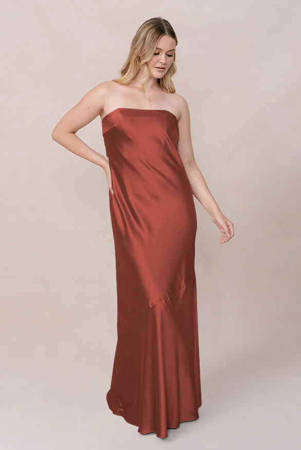 Leo Satin Dress | Made To Order - Image 69