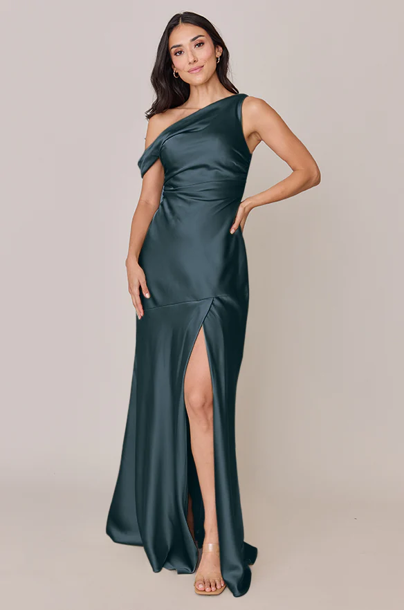 Livvy Satin Dress | Made To Order - Image 37