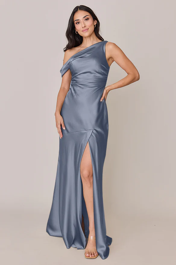 Livvy Satin Dress | Made To Order - Image 39