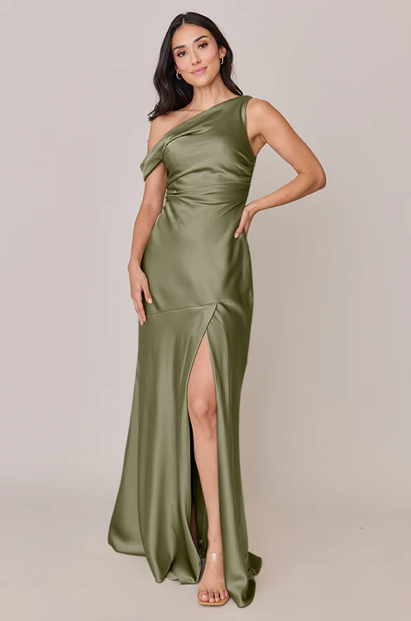 Livvy Satin Dress | Made To Order - Image 65
