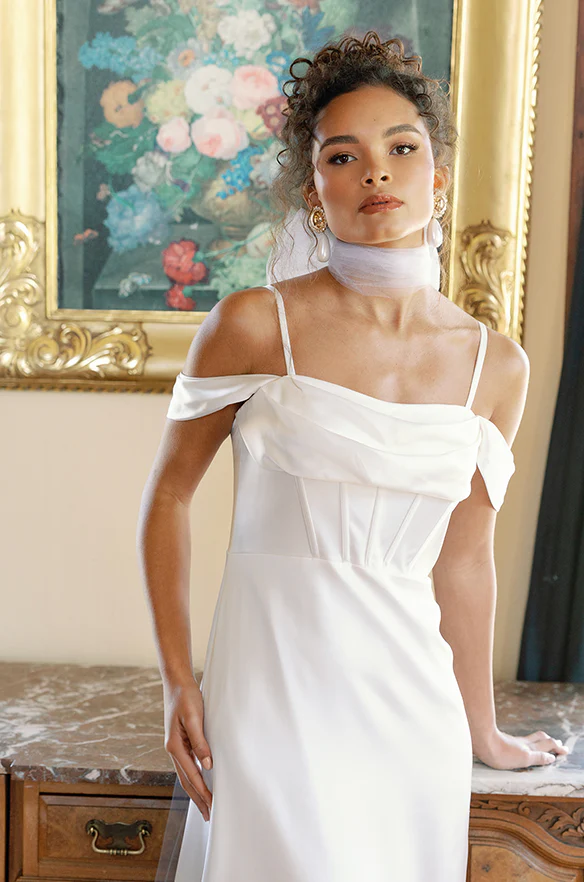 London Convertible Satin Bridal Gown | Made To Order - Image 4