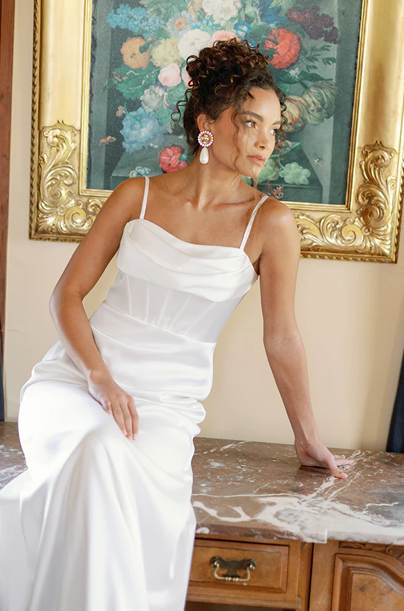 London Convertible Satin Bridal Gown | Made To Order - Image 5