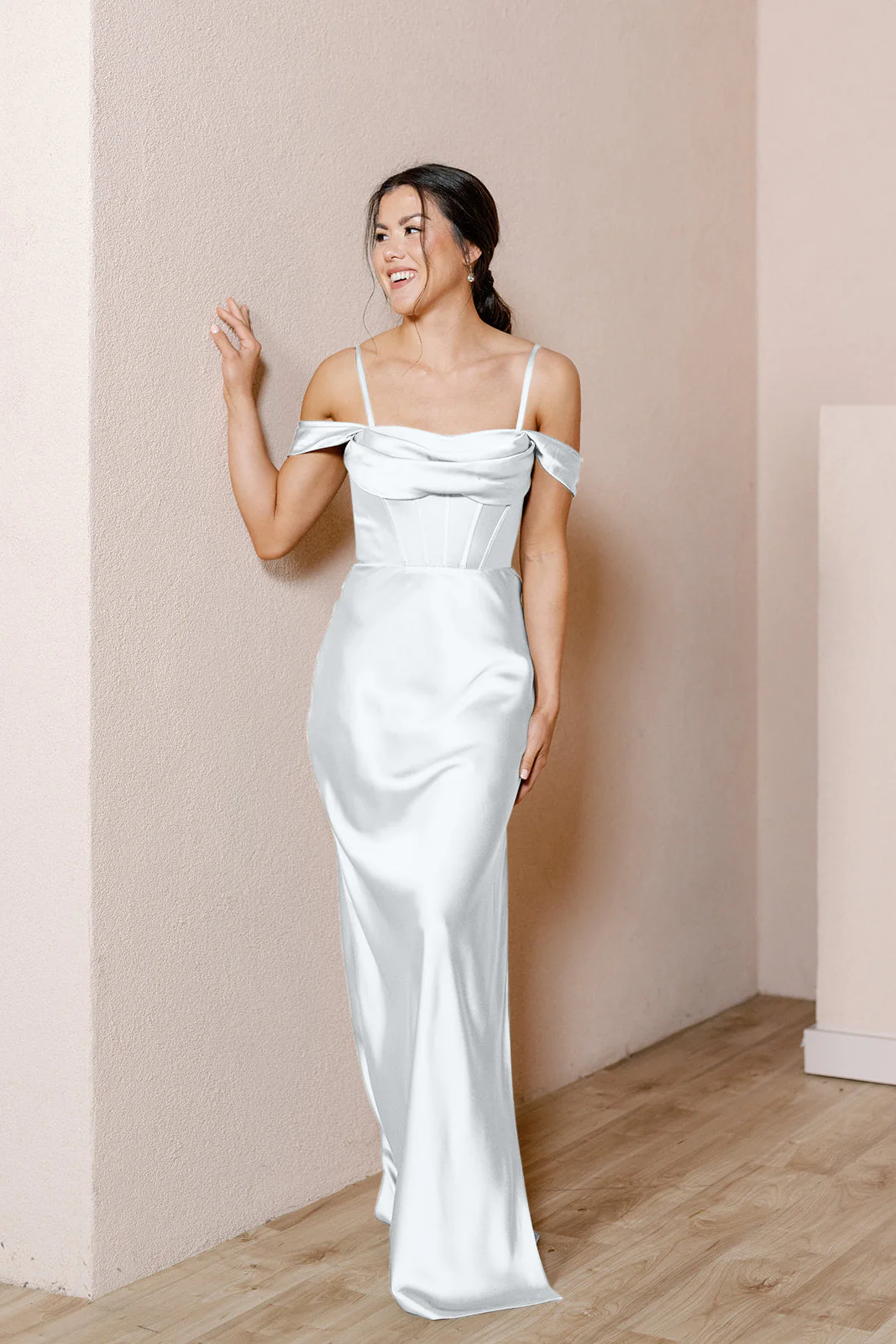 London Convertible Satin Bridal Gown | Made To Order - Image 8