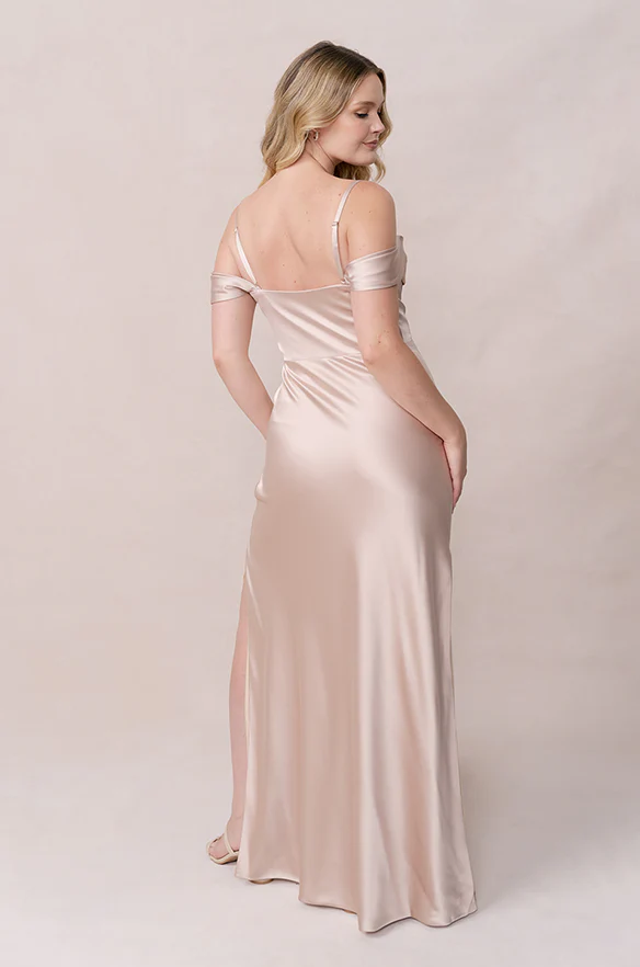 London Convertible Satin Dress | Made To Order - Image 5