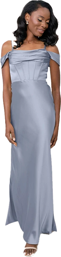 London Convertible Satin Dress | Made To Order - Image 26