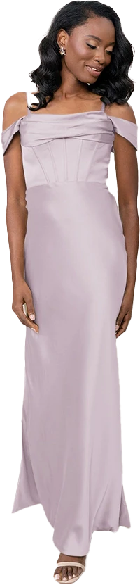 London Convertible Satin Dress | Made To Order - Image 35