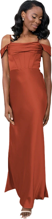 London Convertible Satin Dress | Made To Order - Image 47