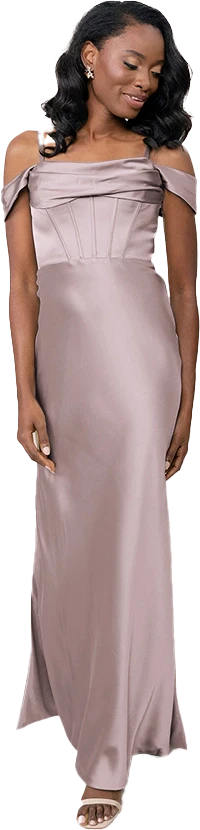 London Convertible Satin Dress | Made To Order - Image 53