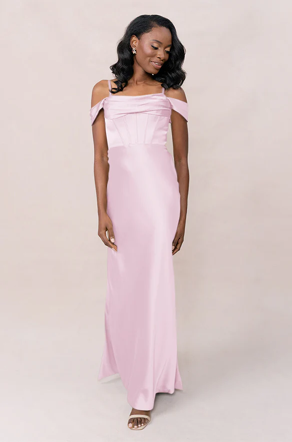 London Convertible Satin Dress | Made To Order - Image 56