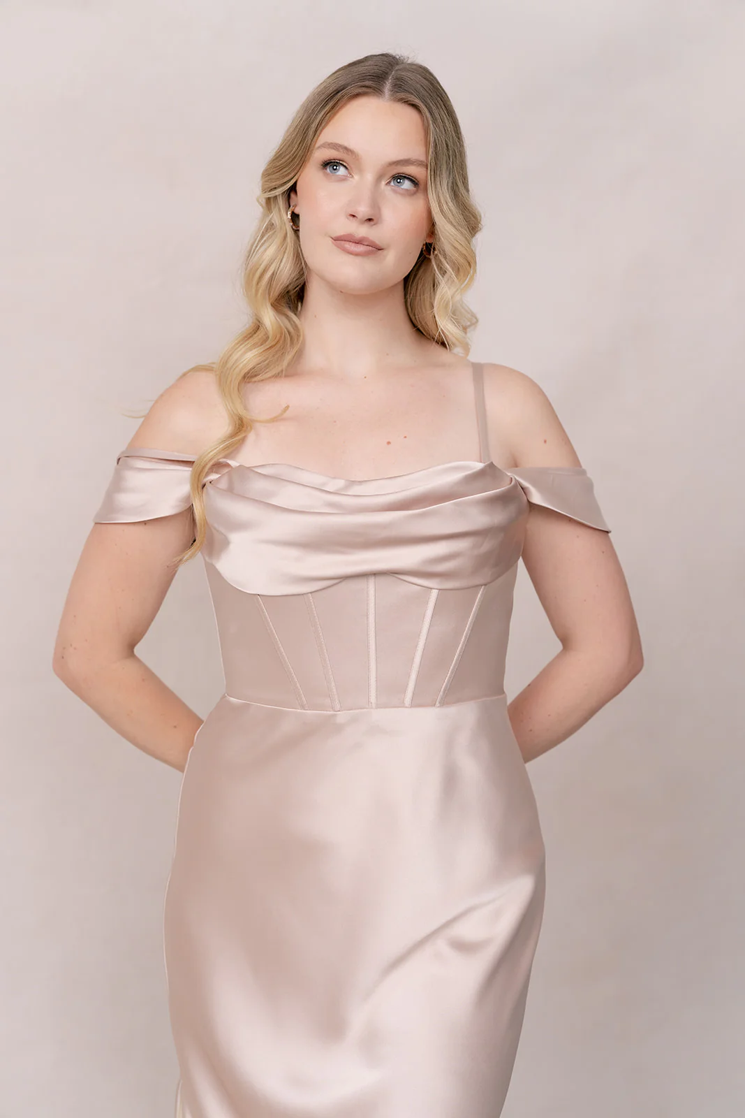 London Convertible Satin Dress | Made To Order - Image 6