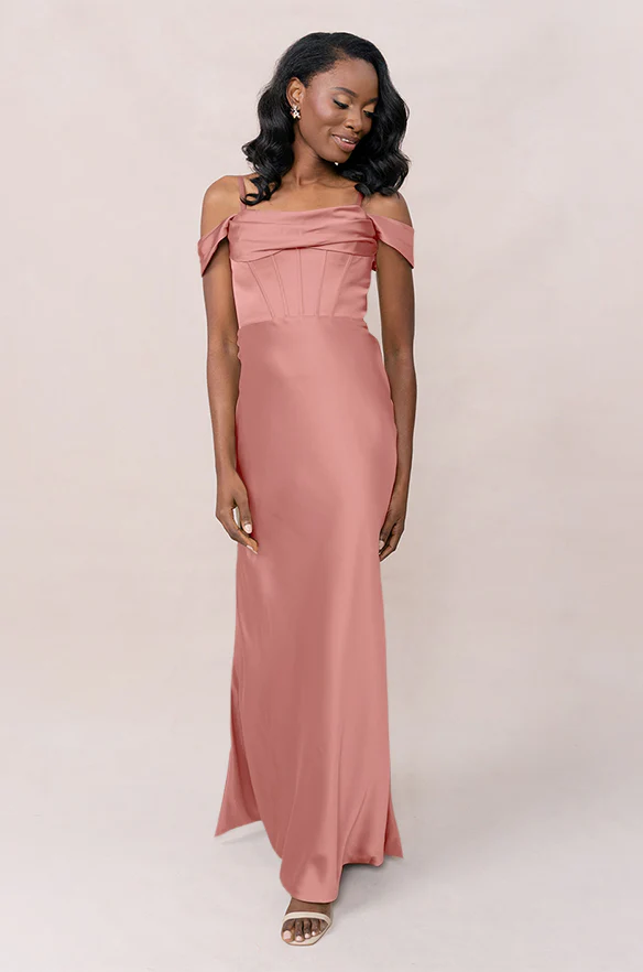 London Convertible Satin Dress | Made To Order - Image 66