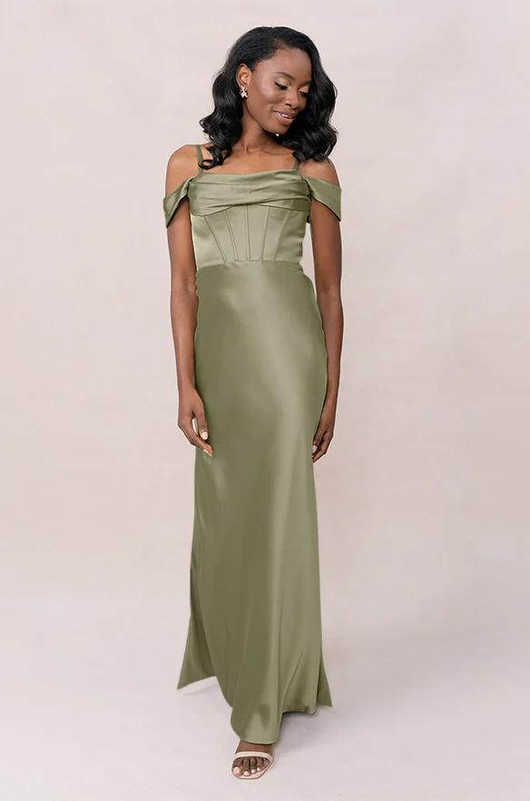 London Convertible Satin Dress | Made To Order - Image 84