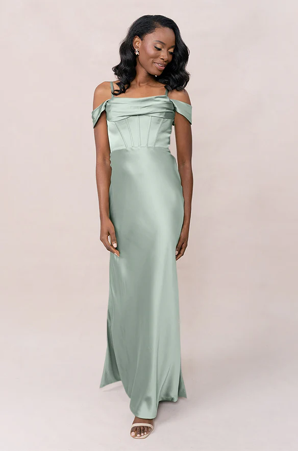 London Convertible Satin Dress | Made To Order - Image 93